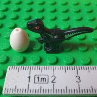 Dinosaurier Baby (schwarz-grün) und Ei