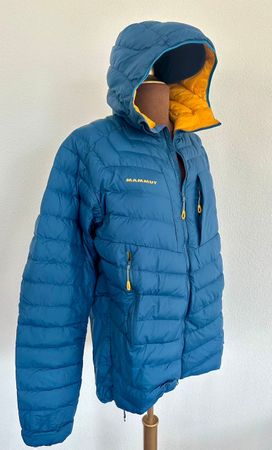 Mammut Broad Peak II Hoody Daunenjacke 750+   blau/gelb