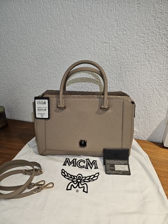 MCM Handtasche – Beige – Neu perfekt als Geschenk