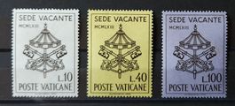 Vatikan-Mi 429-431 Satz ** (1963) (6)