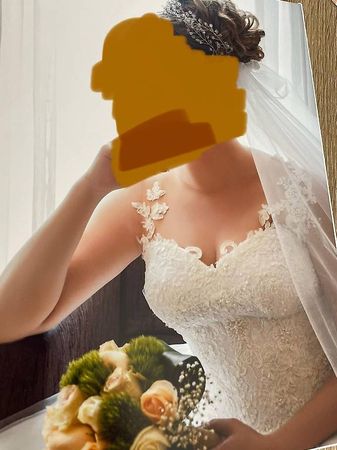 Traumhaftes Prinzessin Brautkleid Gr. 36/38 einmal getragen