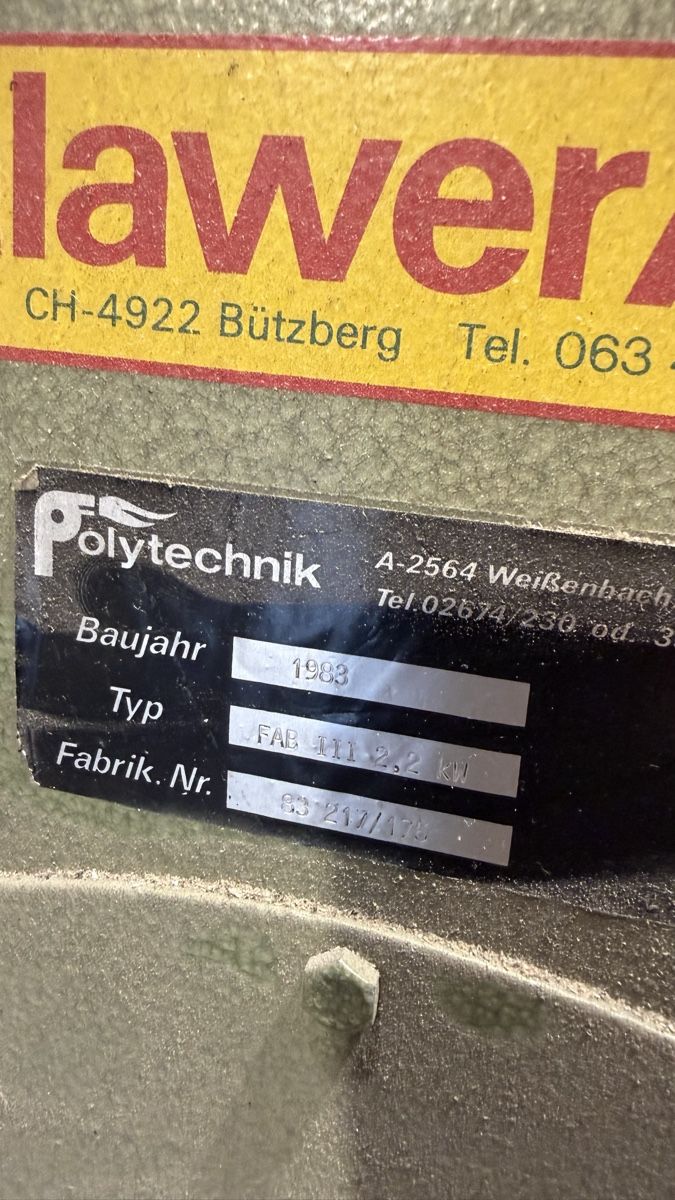 Toutes les machines: Polytechnik Absauganlage – D'occasion à Solothurn par Airsal1986 3