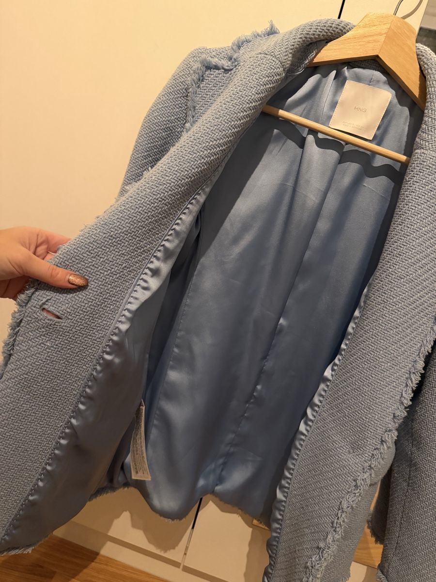 Mango Giacche: Blazer bleu clair MNG Mango avec bords effilés taille S – Nuovo (secondo la descrizione) da Grand-Lancy venduto da Lisa_28lp 4