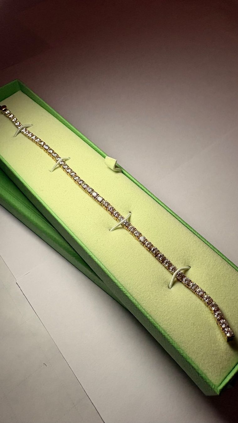 SWAROVSKI MATRIX TENNIS ARMBAND 18K GOLD (Gebraucht) in Basel für CHF ...