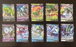 Cartes Pokémon V LOT 10 pièces à partir de 1.- 
