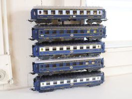 Mord im Orient Express CIWL - H0 DC Lima Wagen Set + Figuren