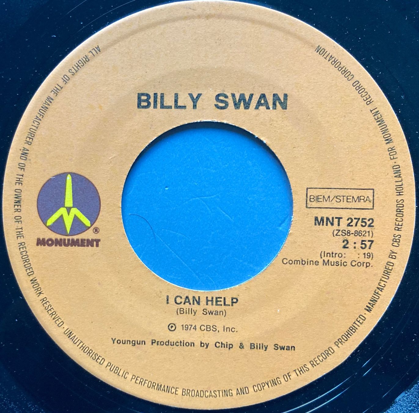 Dischi in vinile: BILLY SWAN - I CAN HELP – Usato da Poliez-Pittet venduto da Newtown-Records 2