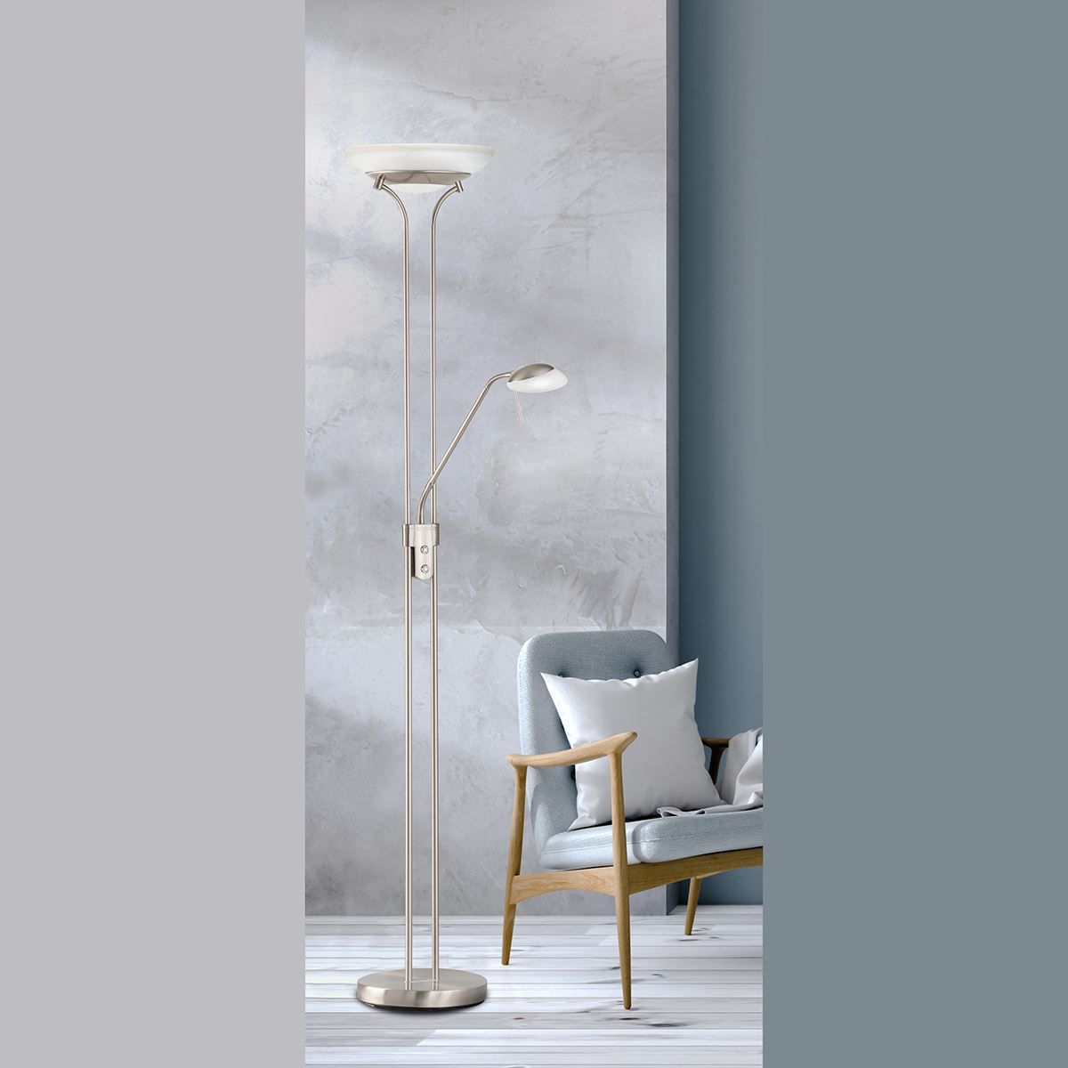 Lampade: Stehleuchte, Leselicht, 3500 Lumen – Nuovo (secondo la descrizione) da Kreuzlingen venduto da Smart-Light 1