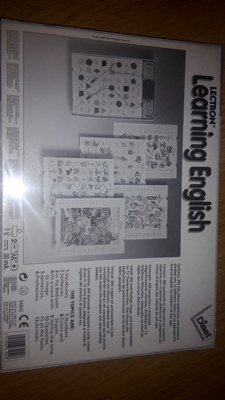 Giochi: Lectron learning English – Usato da Spiegel b. Bern venduto da Flamingo07 1