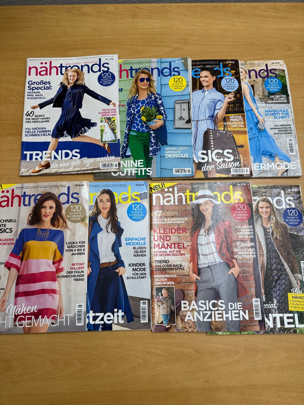 Cartamodelli: Nähtrends Zeitschrift 8 Ausgaben – Usato da Chur venduto da Alebli123