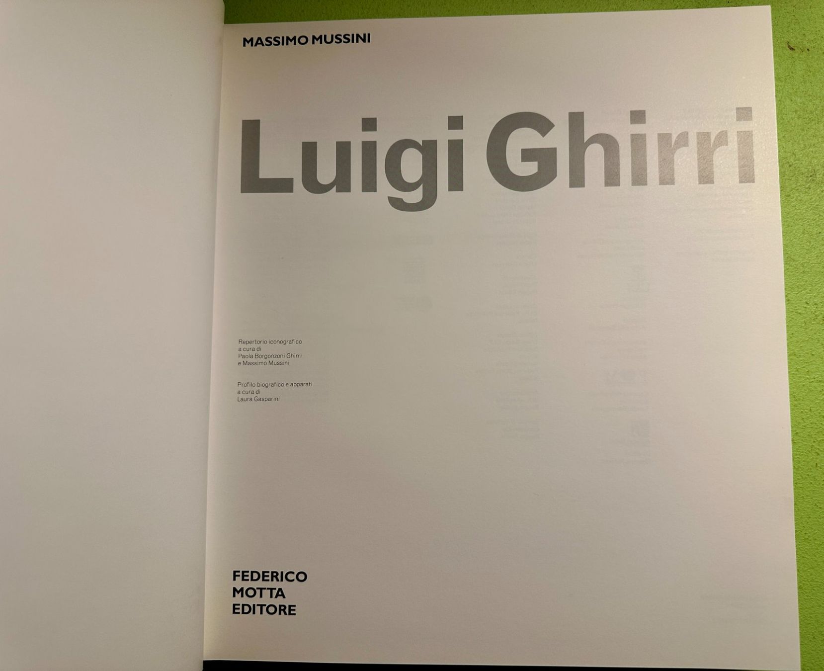 Bücher: Massimo Mussini: Luigi Ghirri. – Gebraucht aus Zürich von allp 3