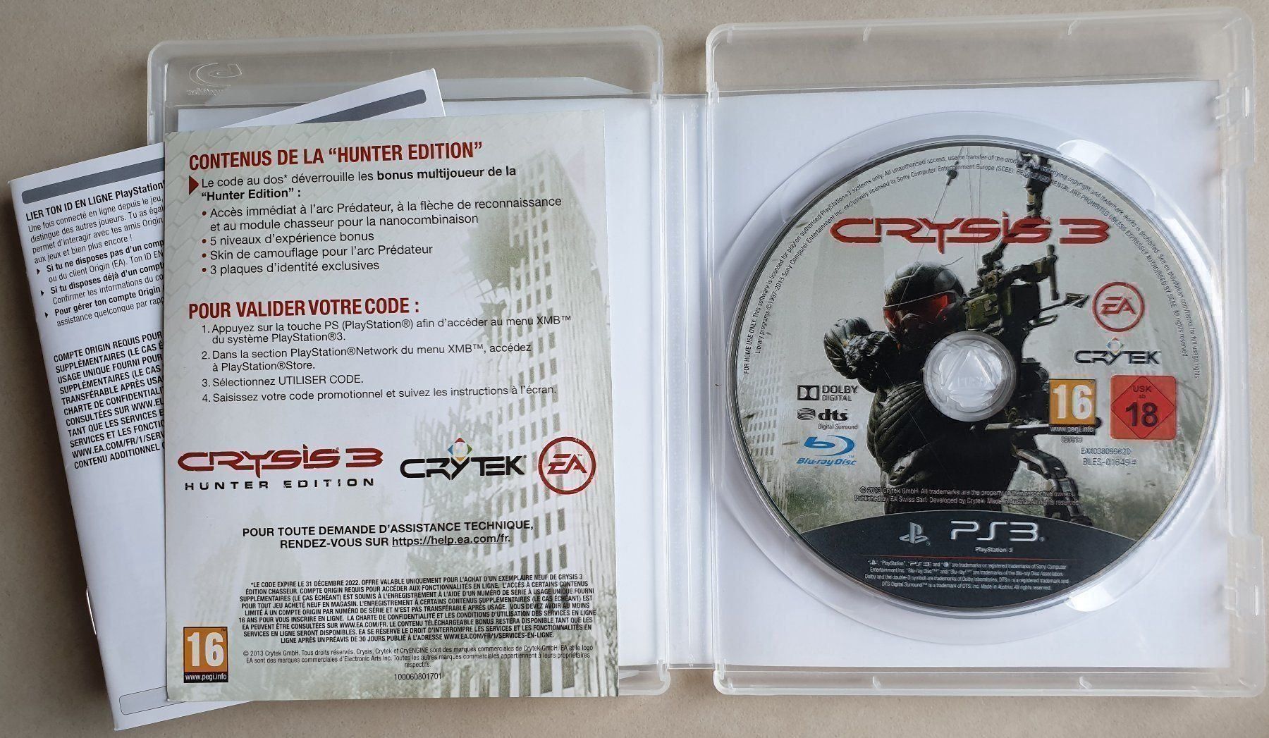 Sony Jeux: PS3 : Crysis 3 – D'occasion à Froideville par xXSebastienXx 2