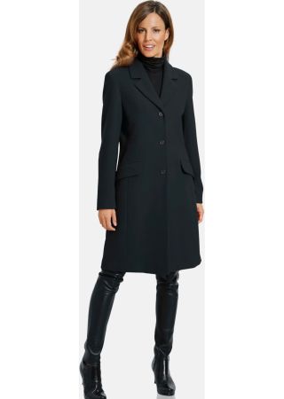 Benetton Mantel Schwarz