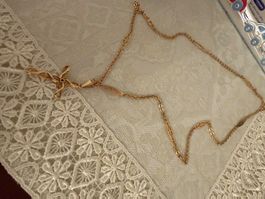 Goldkette mit Anhänger 750 gestempelt