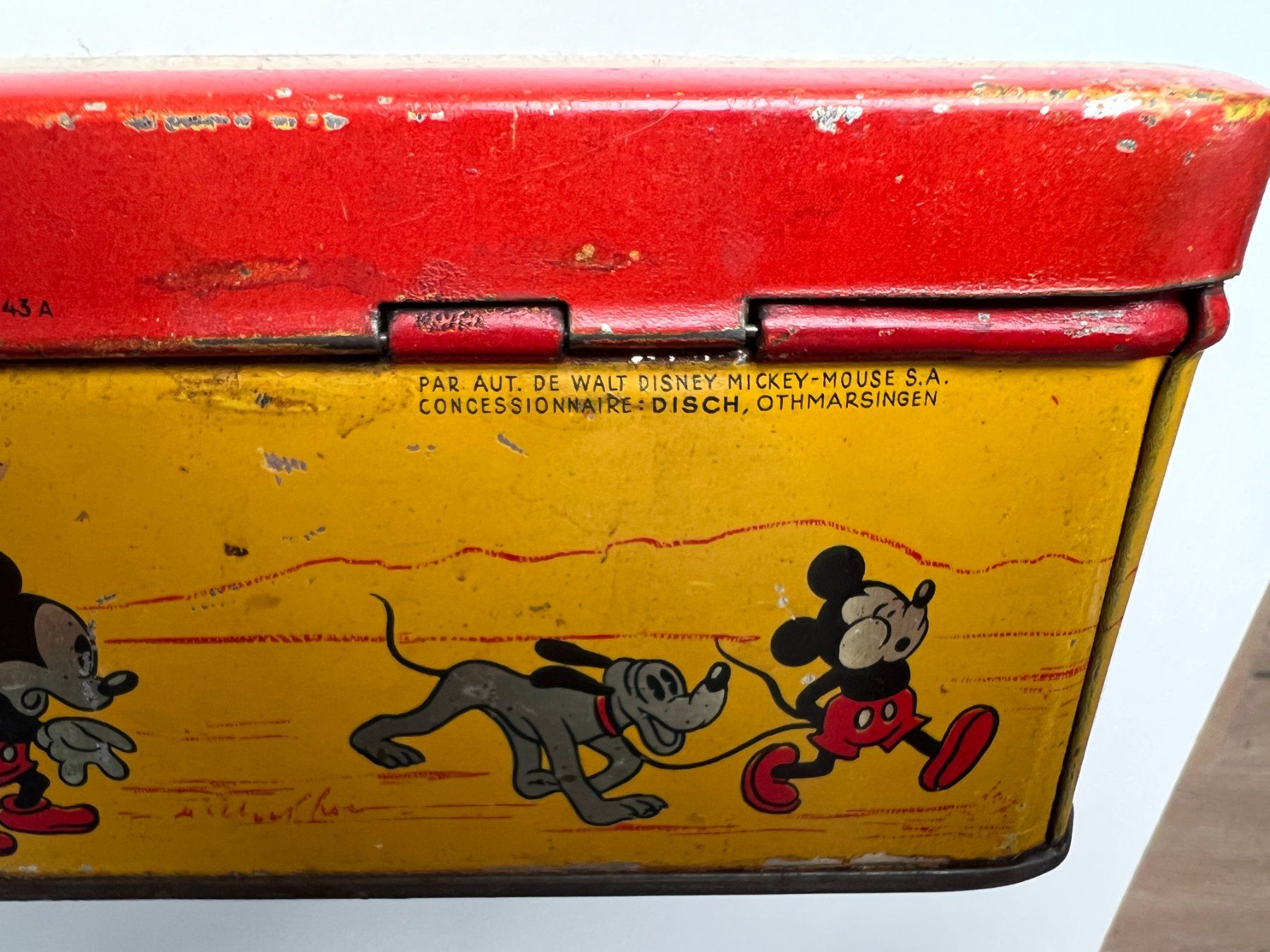 Barattoli: FLACHE Blechdose Disch Othmarsingen, Micky Mickey-Mouse 30er – Usato da Rothrist venduto da Brandystar 4