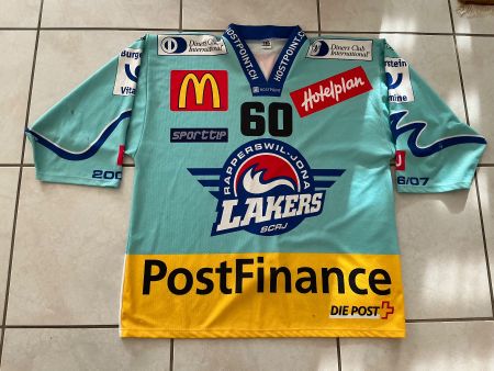 SCRJ Rapperswil Jona Trikot/ # 60 Tom Koivisto / Matchtworn