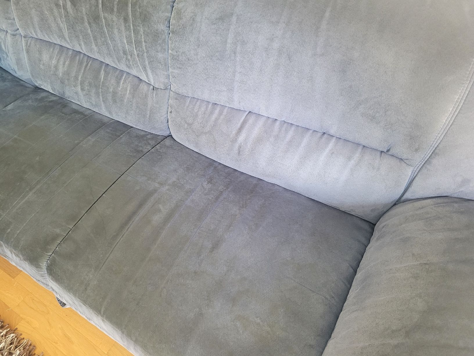 Sofas: Ecksofa Schlafsofa blau Microfaser viel gebraucht  – Gebraucht aus Neuenegg von transformer02 6