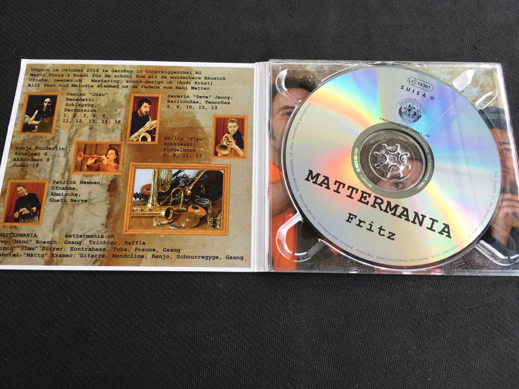 CD: MatterMania - Fritz -CD- – Usato da St.Gallen venduto da MedienJoe 1