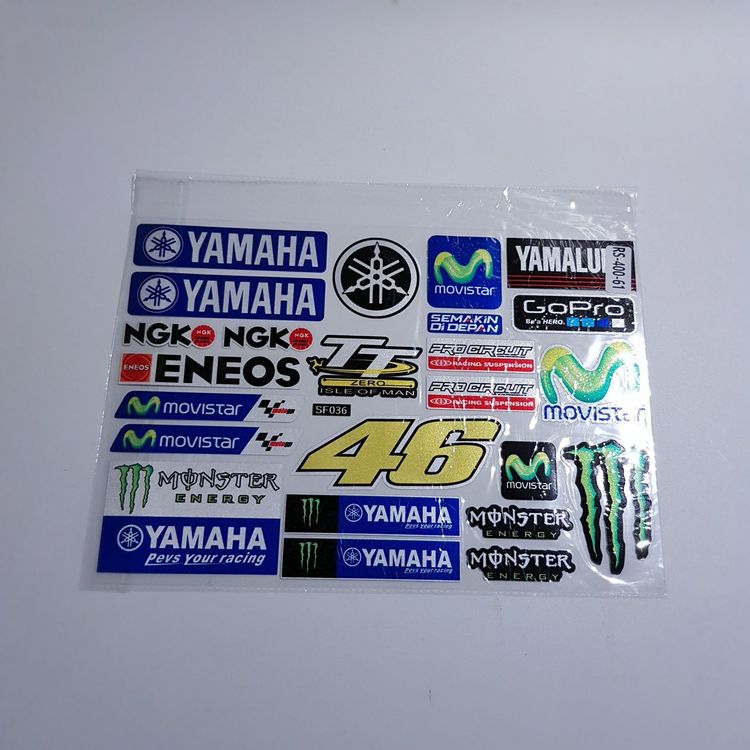 Motorrad Aufkleber Dekor Yamaha,Yamalube,VR46,Monster Energy