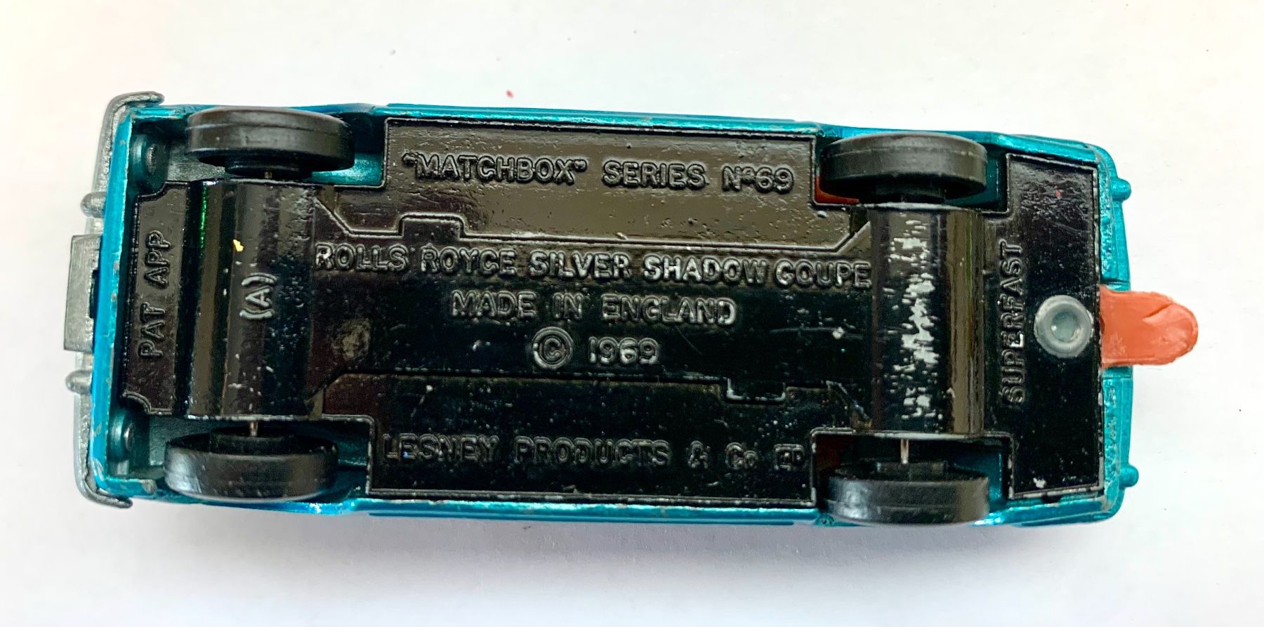 Matchbox Spielzeuge: Matchbox-Rolls Royce Silver Shadow Coupé, Nr.69, 1969 – Gebraucht aus Biel/Bienne von Oldradio 3