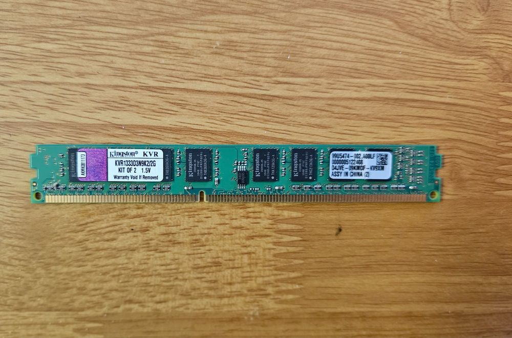 3xKingston 2GB DDR3 1333MHz Ram Speicher 6gb) (Gebraucht