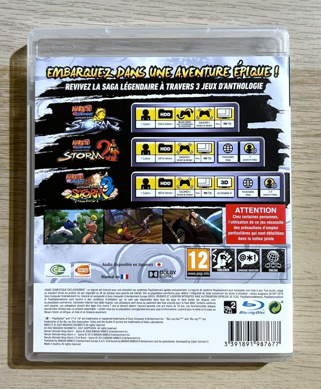 Sony Giochi: Naruto Shippuden Ultimate Ninja Storm Collection PS3 – Usato da St. Gallen venduto da Alpine.Arcade 1