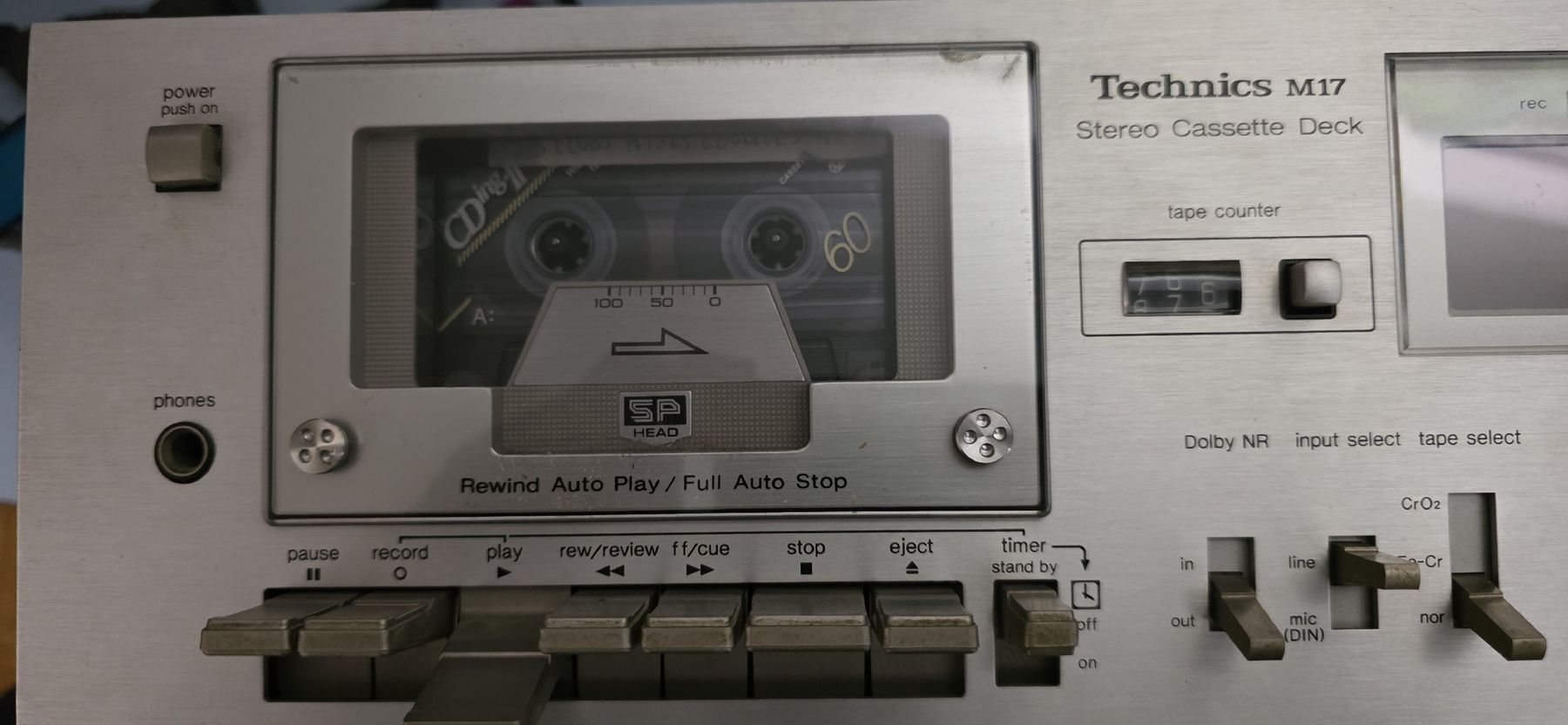 Technics Lecteur multimedia & Streamer: Lecteur cassette Technics M17 – D'occasion à Pully par Abba70 1