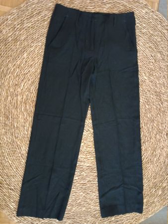 Schwarze Hose mit Wolle von Ann Demeulemeester