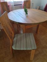 Massivholztisch Esstisch mit Stühlen
