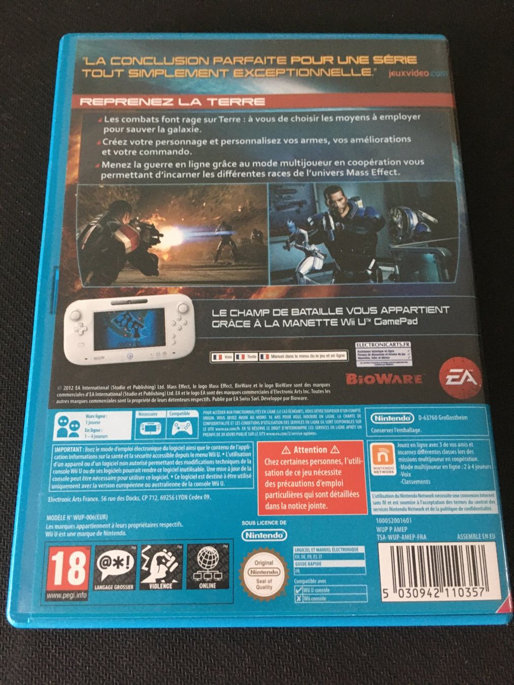 Nintendo Giochi: Mass Effect 3 für Nintendo Wii-U – Usato da St.Gallen venduto da sjosjo 1