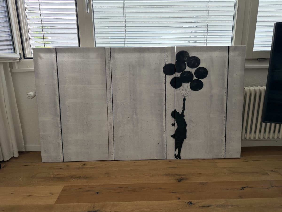 Poster & Bilder: Bild Banksy 3-teilig – Gebraucht aus Aarau von pos_9m2j