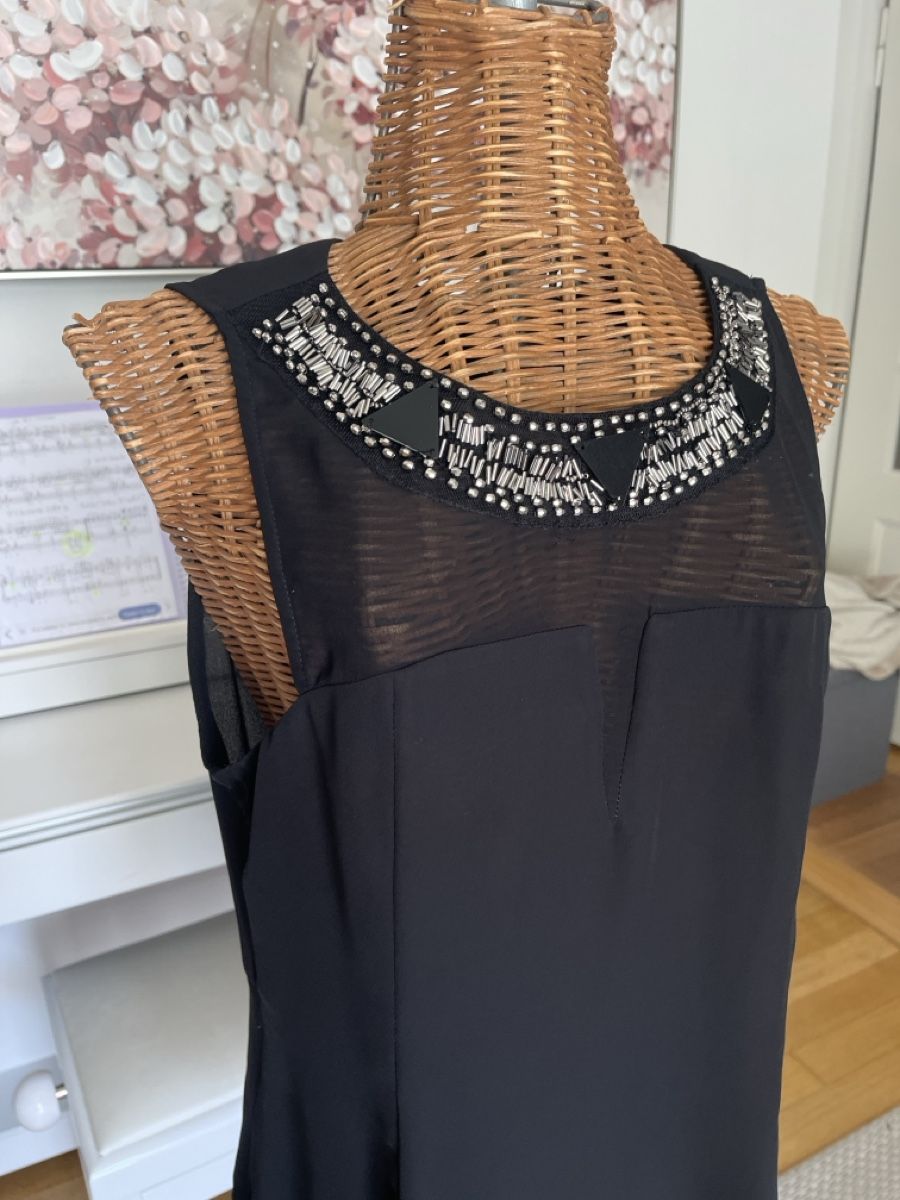 Zebra Tops: Top mit Pailletten und Voile, Zebra, M – Gebraucht aus Solothurn von Bobesch08 5
