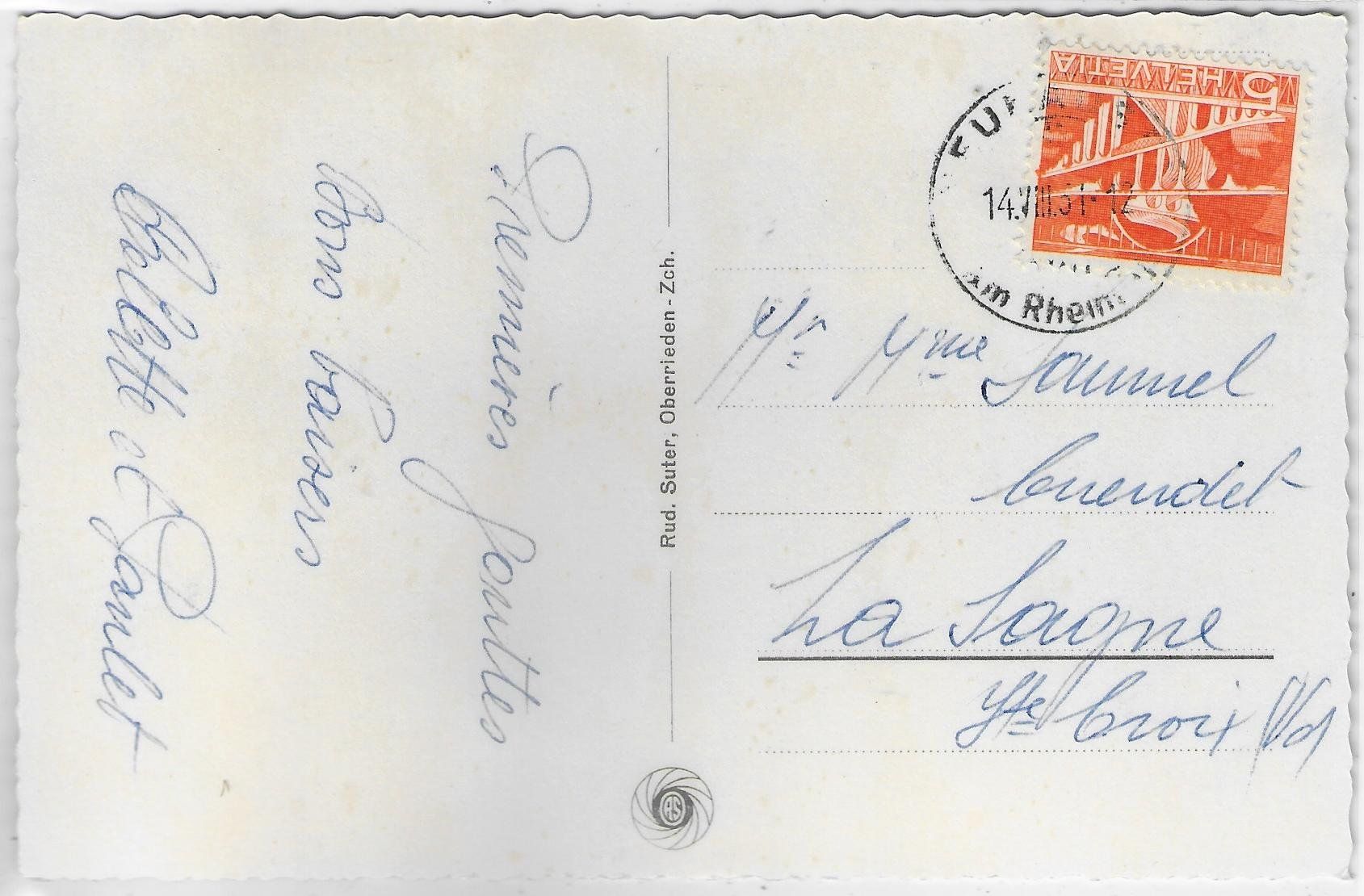 Cartoline postali: Schaffhausen - Haus zum Ritter – Usato da Ettingen venduto da Kartenplanet 1