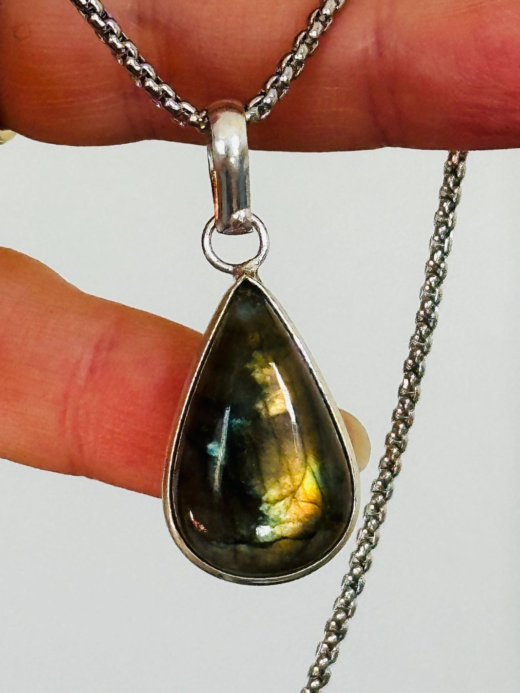 Catenine: Labradorite necklace – Nuovo e nell'imballaggio originale da Genève venduto da AGBERG 4