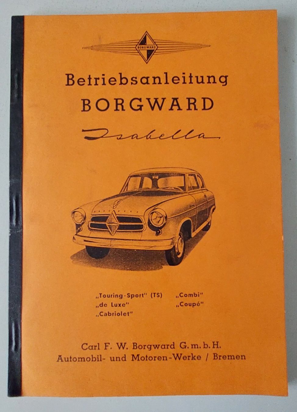 Libri: BORGWARD Betriebsanleitung Isabella – Usato da Uitikon Waldegg venduto da Boots15
