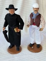 Santons / Provence/ Pfarrer und Boules-Spieler