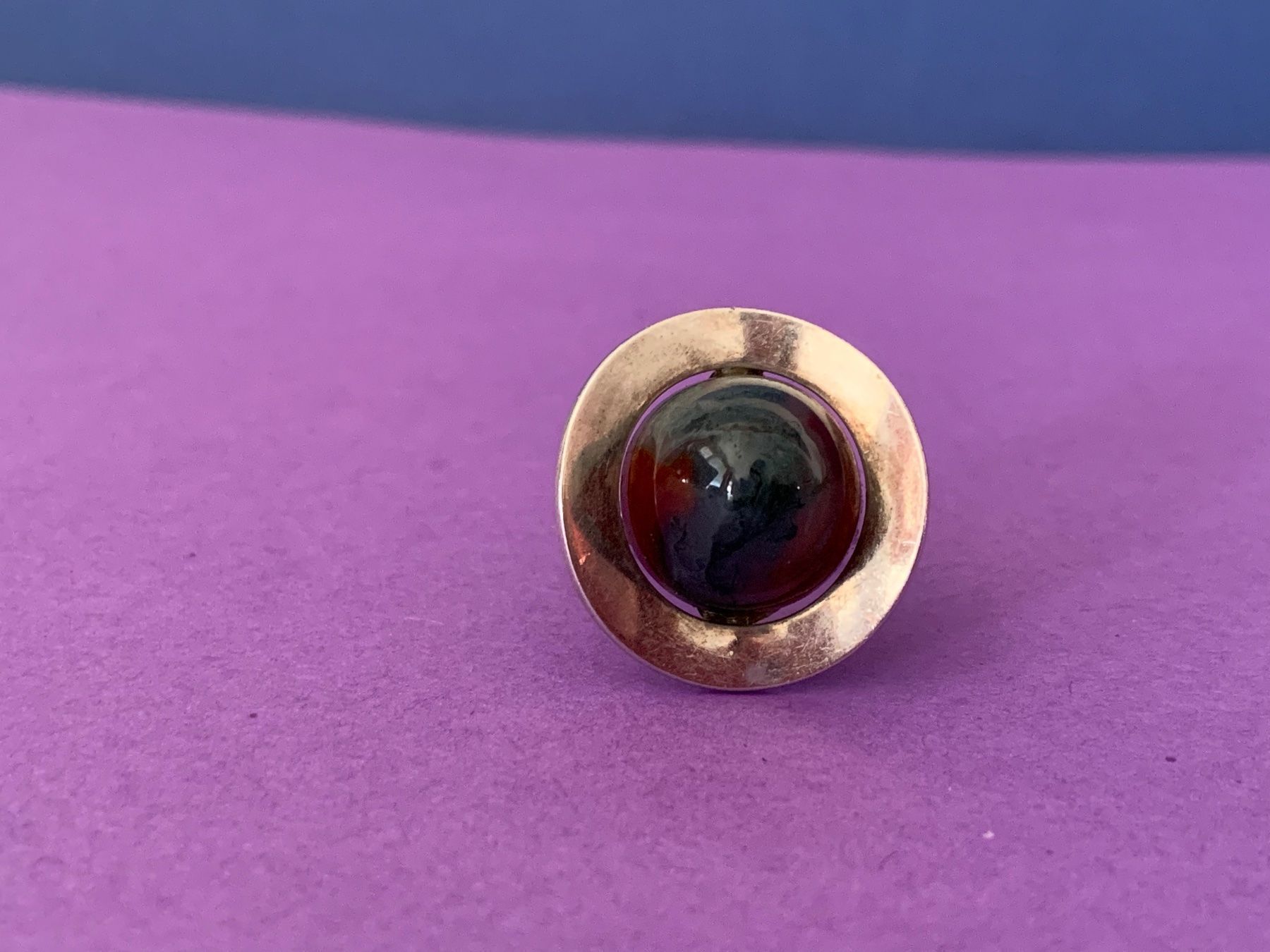Ringe: Silberring  jaspis-grün (54) – Gebraucht aus Dittingen von Bellevista 6