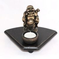 Bouddha sur socle avec bougie / Liquidation boutique