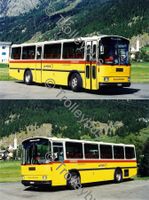 Postauto Postkarte Saurer RH PTT P24283               BTM001