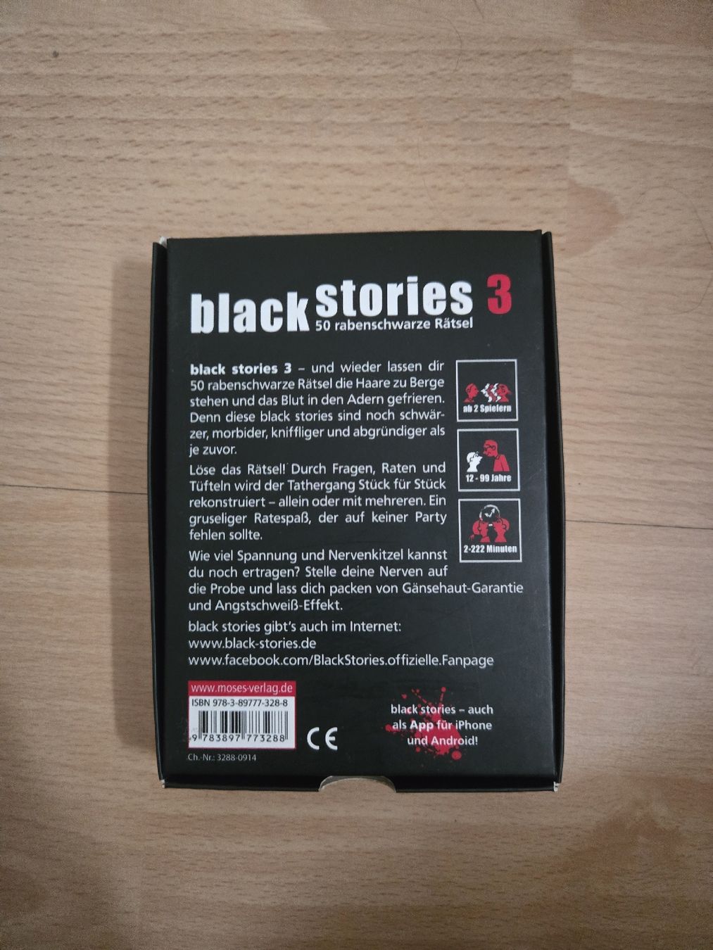 Spiele: Black Stories 3 | 50 Rabenschwarze Rätsel |  – Gebraucht aus Burgdorf von Kiki--Nova 1