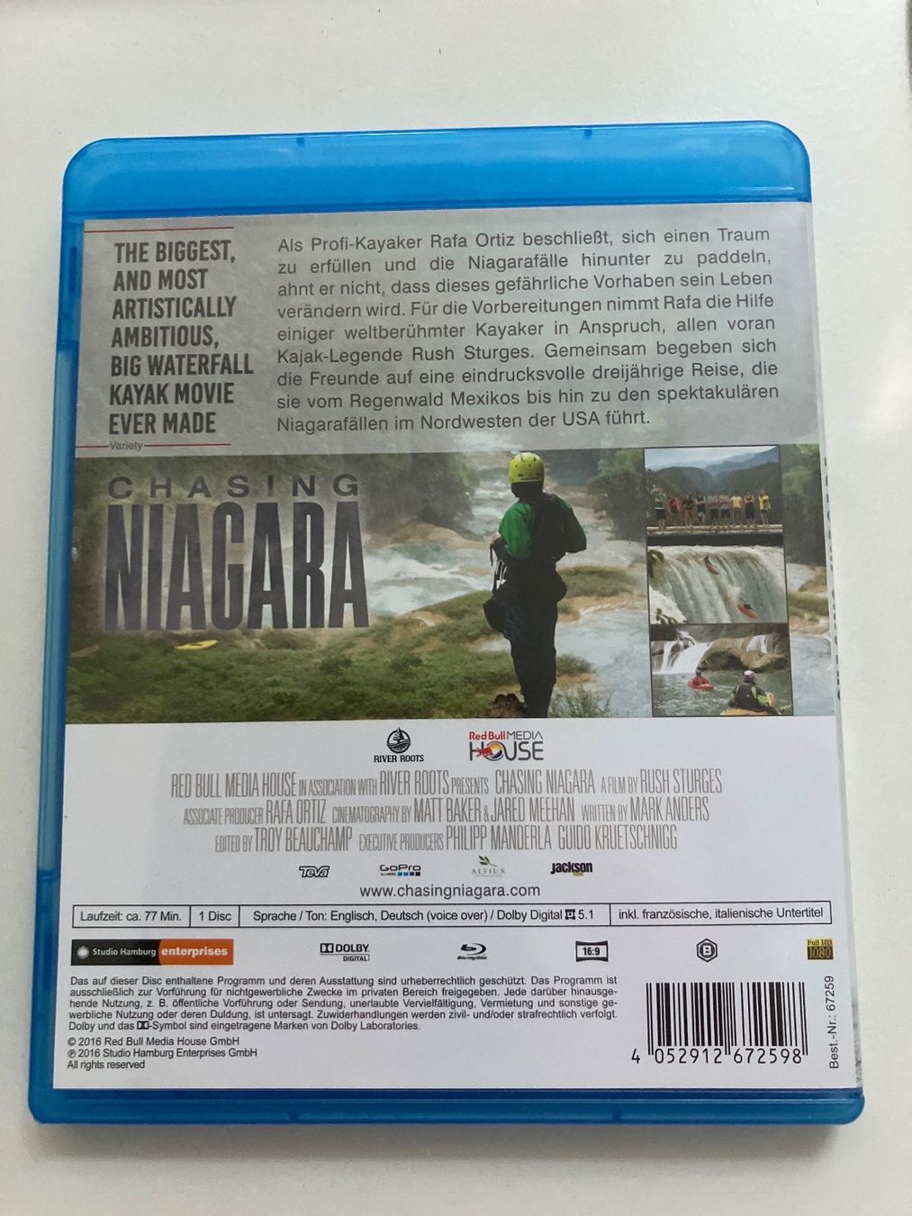 Tutti i DVDs: Chasing Niagara (2015) · Blu-ray – Usato da Arbon venduto da Sugofresser 1