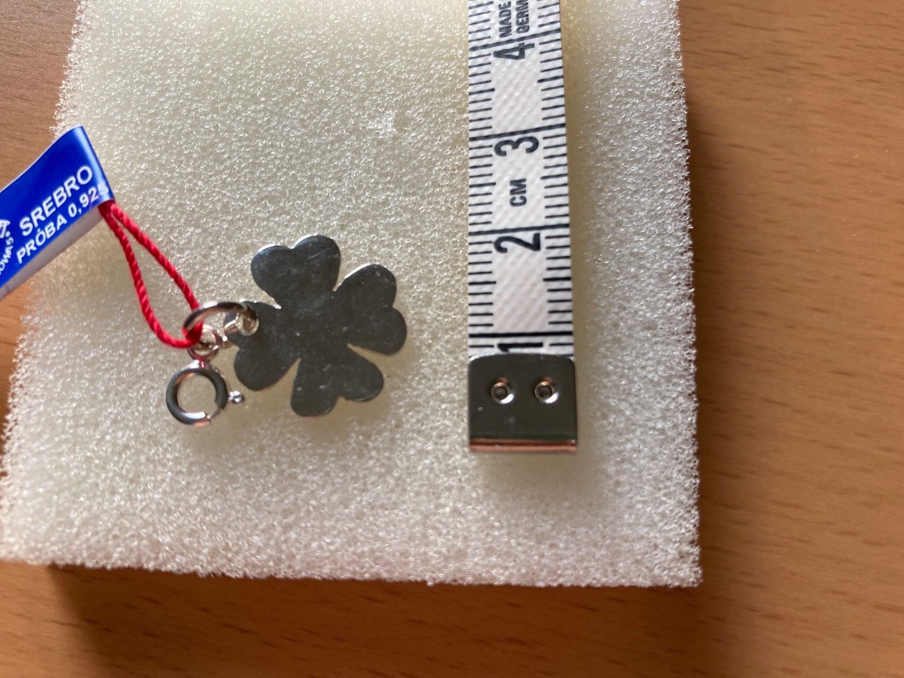 Anhänger: NEU Silber Glücksklee Anhänger – Neu und originalverpackt aus Stallikon von dotka07 1