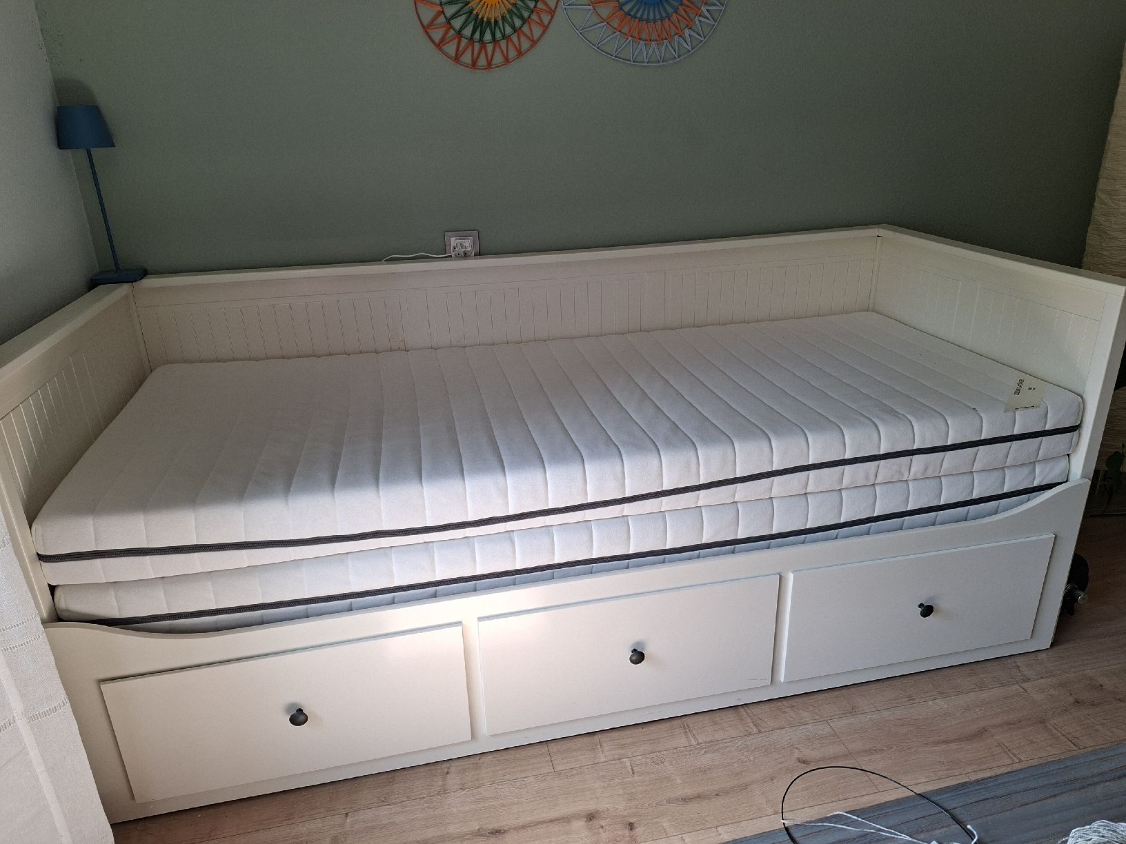 Ikea Lits: Hemnes Bett ausziehbar – D'occasion à Basel par papa03