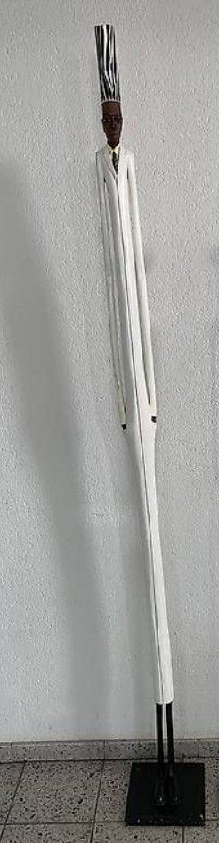 Statuette: Kolonialfigur Statue, Figur, 200cm Boulé Mann, Holzfigur – Usato da Affoltern am Albis venduto da Birdy8910