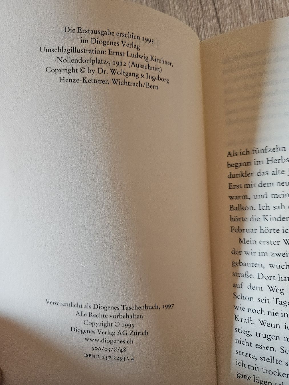 Bücher: Bernhard Schlink Der Vorleser – Gebraucht aus Ebikon von SecondChance_byM 2