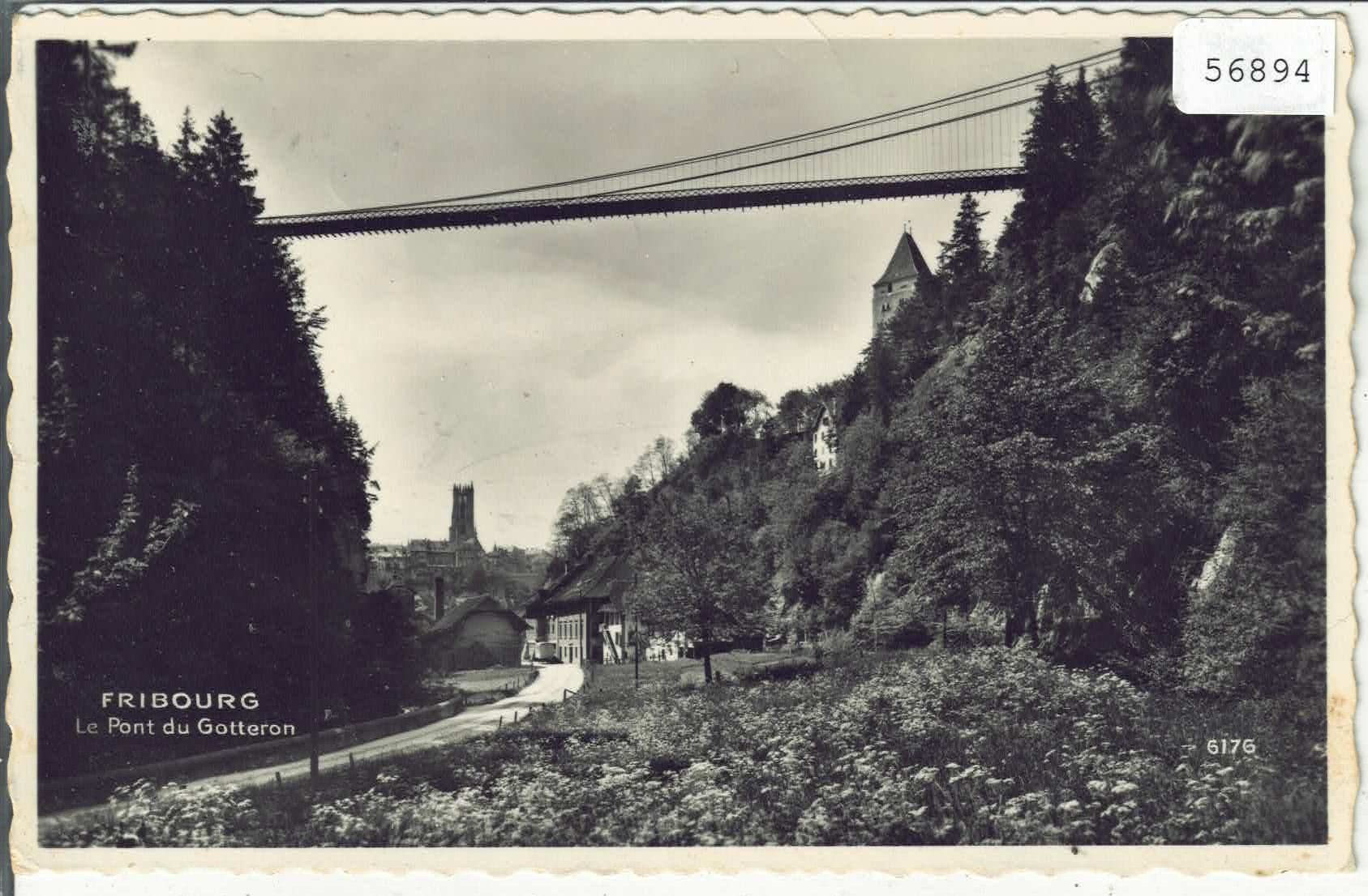 Cartoline postali: Fribourg - Le Pont du Gotteron – Usato da Ettingen venduto da Kartenplanet