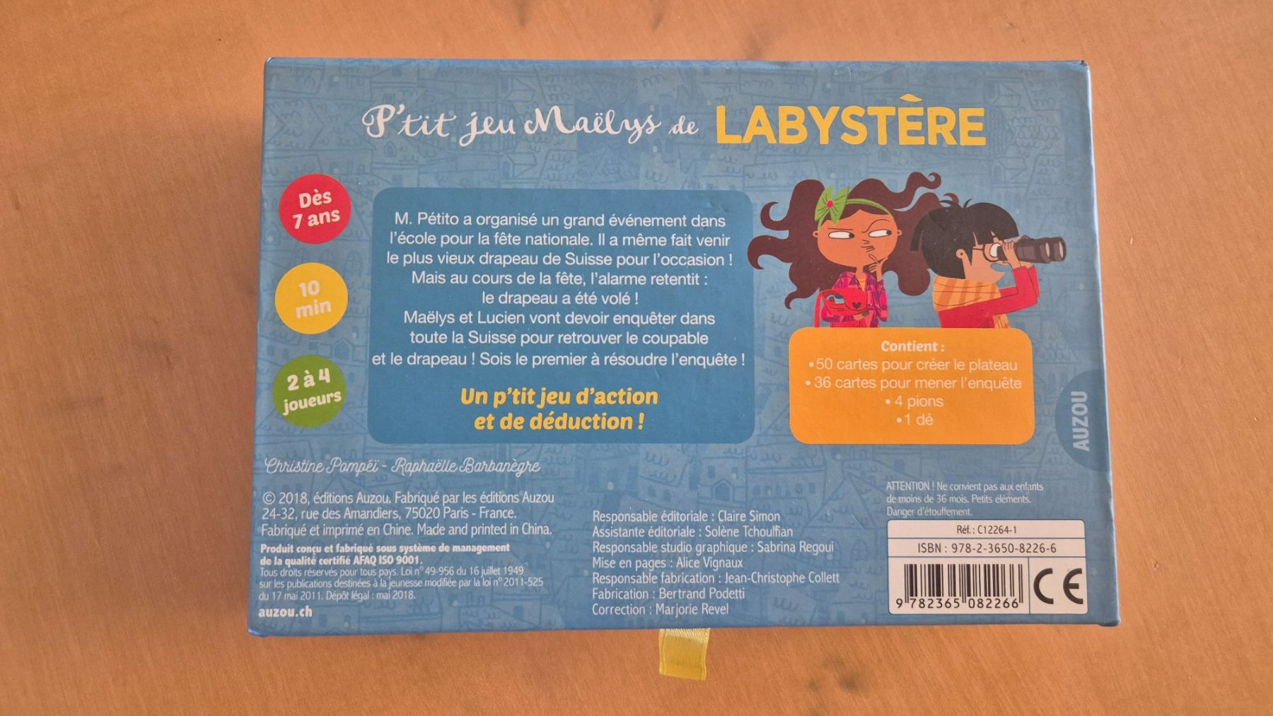 Giochi: Labystère Petit jeu de Maëlys - PN: CHF 17.90 – Usato da Goumoens-la-Ville venduto da cfaIII 2