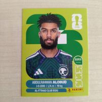 Abdulrahman ALOBUD, KSA 17, Panini WM 2026
