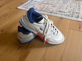 Sneakers Lacoste weiss blau sehr guter Zustand