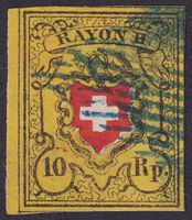 16II, Rayon II T.25 B-LU, einwandfrei mit Bogenrand